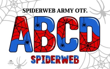 Design with Spiderweb Army Font: Creative Project Ideas