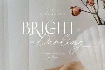 Bright Darling Duo: Creative Font Pairing Guide