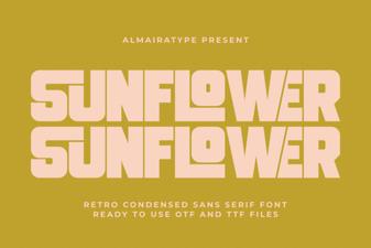 Sunflower Font Design Projects & Inspiration