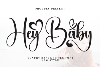 Hey Baby Font: a Fun & Creative Design Resource