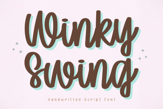 Winky Swing Font for Creative Web Projects